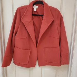 Chico's Burnt Orange Heavy Blazer